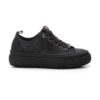 Black PU Ladies Sneaker Shoes by XTI Refresh - Image 2