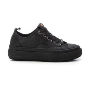 Black PU Ladies Sneaker Shoes by XTI Refresh