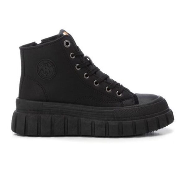 Black PU Ladies Kicker Style Boots by XTI Refresh