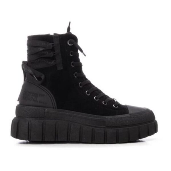 Black Ankle Combat Style Boots by XTI Refresh