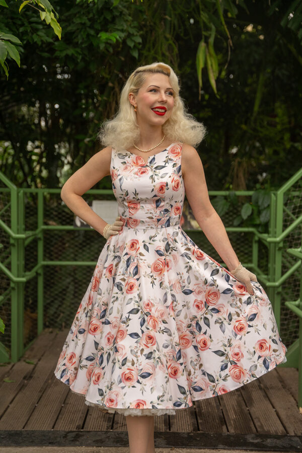 Aurora Swing Dress by Hearts & Roses London