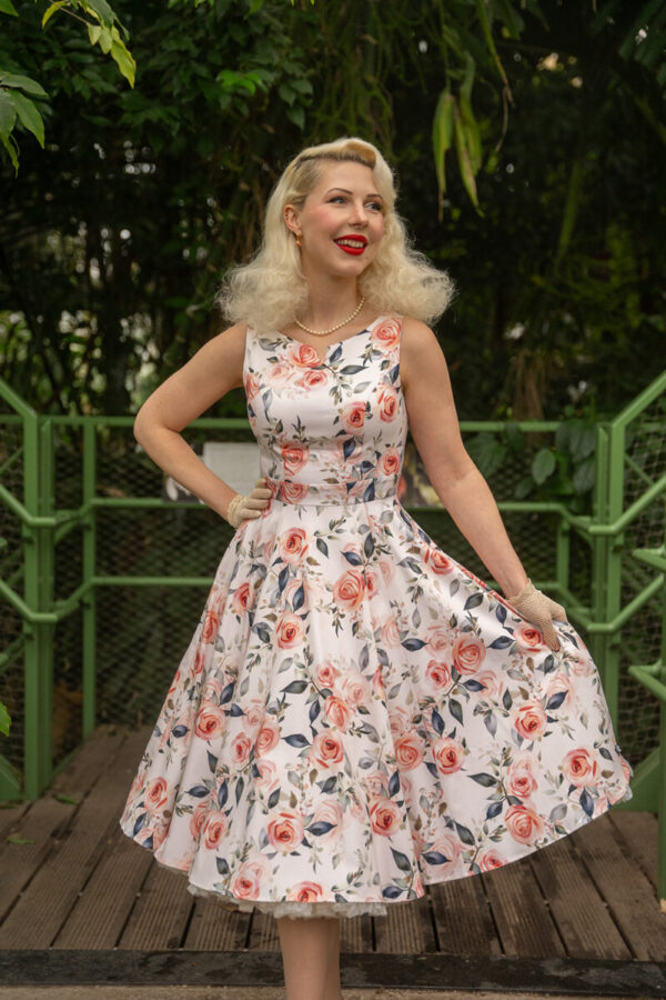 Aurora Swing Dress by Hearts & Roses London