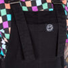 Rebel Romance Jet Black Stretch Twill Dungarees - Image 3