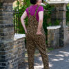 Rebel Romance Leopard Stretch Twill Dungarees - Image 6