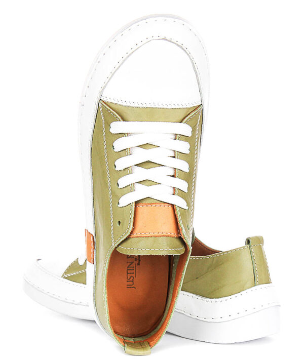 Sammy Green Leather Shoes by Justin Reess