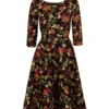 Edwina Autumn Dress by Hellbunny - Image 3