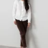 Bookend Chocolate Cord Trousers by Lily &  Me - Image 2