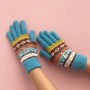 Moomin Fair Isle Gloves by House of Disaster
