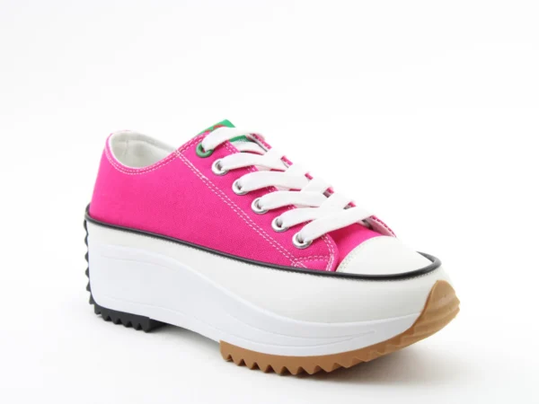Strata Fuchsia Pink Trainer by Heavenly Feet