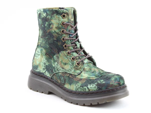 Eva Jungle Velour Justina Boots by Heavenly Feet