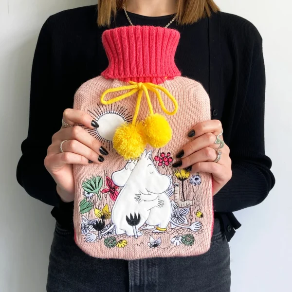 Moomin Love Hot water bottle by House of Disaster