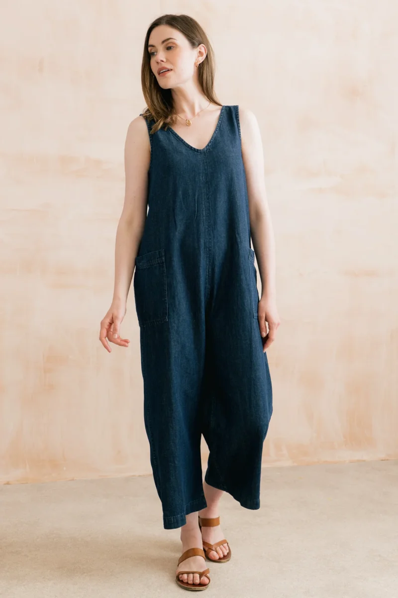 Erica Denim Jumpsuit by Lily & Me