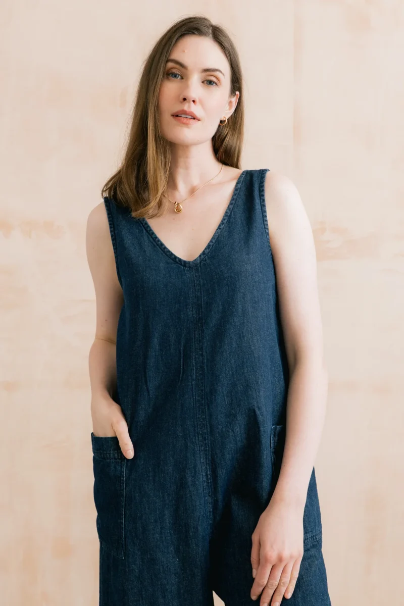 Erica Denim Jumpsuit by Lily & Me - Image 3