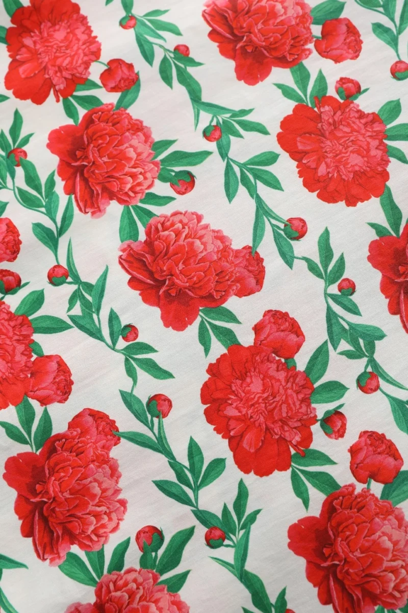 Penelope White Vintage Rose Shirt Dress by Dotty & Dolly - Image 6