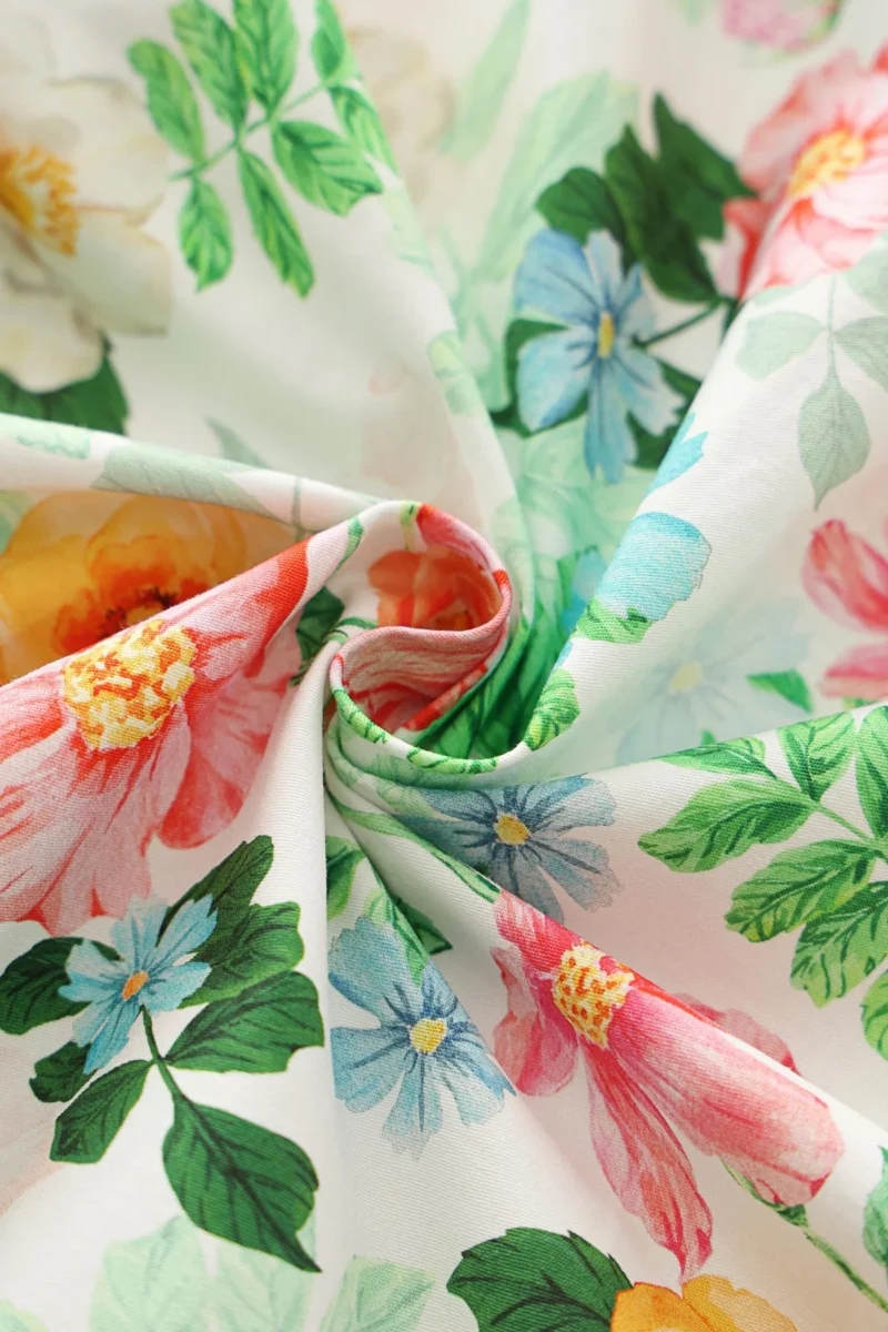 Ophelia Floral Garden Print Dress by Dotty & Dolly - Image 4
