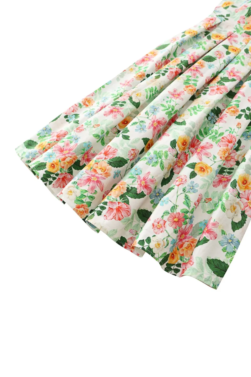 Ophelia Floral Garden Print Dress by Dotty & Dolly - Image 5