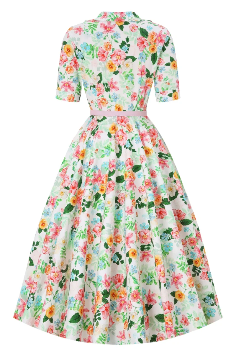 Mollie Summer Floral Shirt Dress by Dotty & Dolly - Image 8