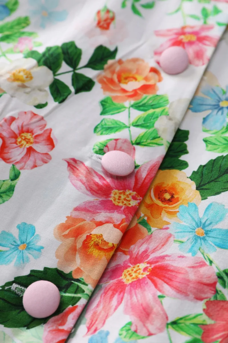 Mollie Summer Floral Shirt Dress by Dotty & Dolly - Image 5