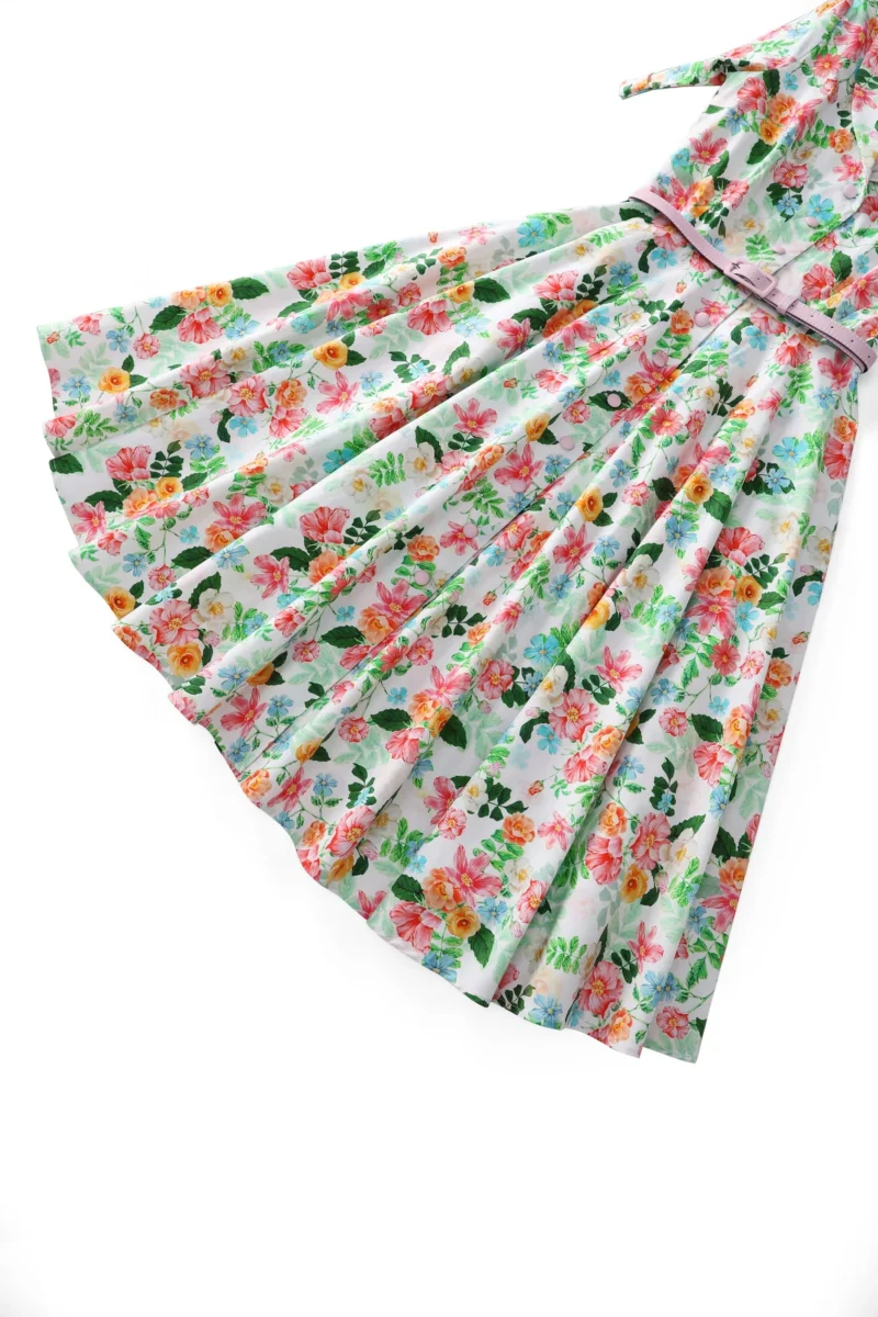 Mollie Summer Floral Shirt Dress by Dotty & Dolly - Image 6