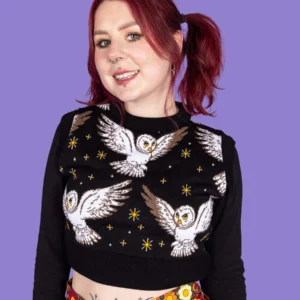 Owl Tank Top by Run & Fly