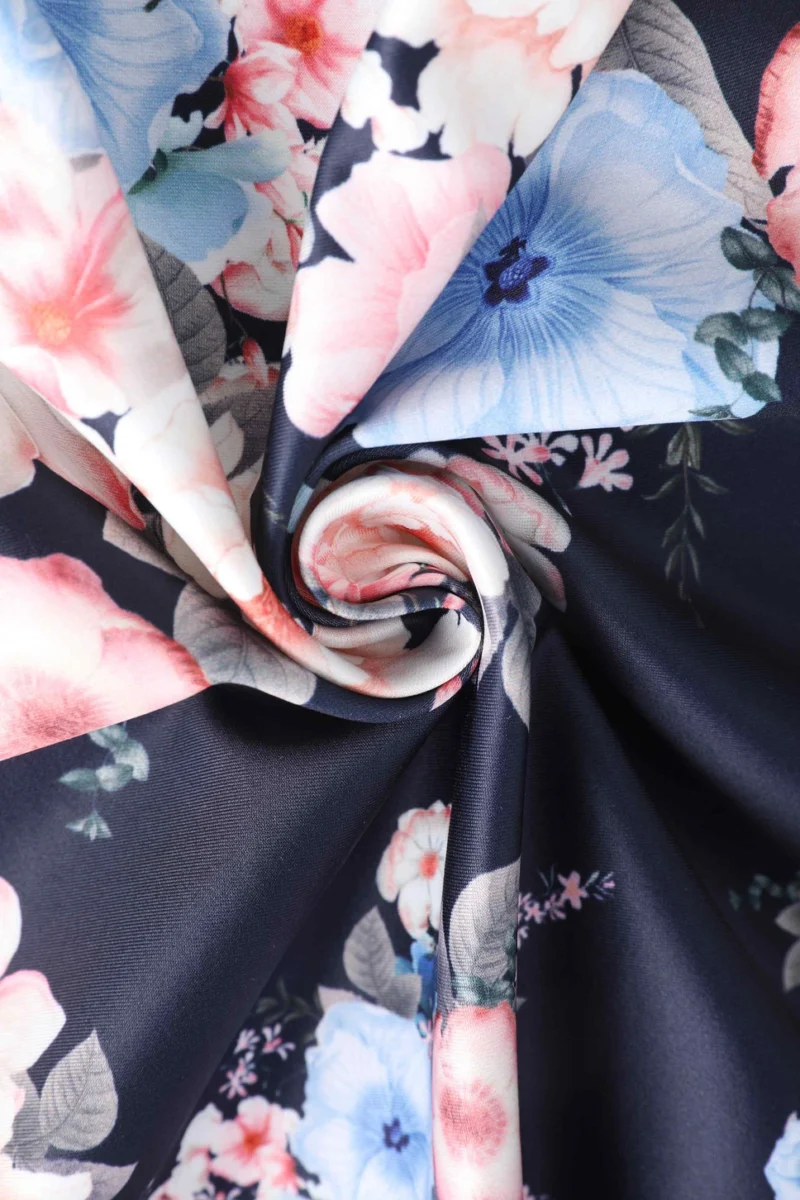 Lily Navy Garden Swing Dress - Image 4